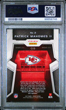 Load image into Gallery viewer, Patrick Mahomes II 2017 Panini Prizm Rookie Introductions #2 PSA 9
