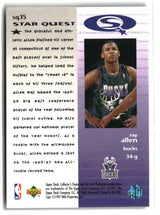 Ray Allen 1997-98 Collector's Choice StarQuest #SQ35