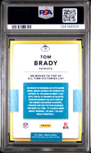 Load image into Gallery viewer, Tom Brady 2017 Panini Donruss Highlights Holo #12 035/100 PSA 10
