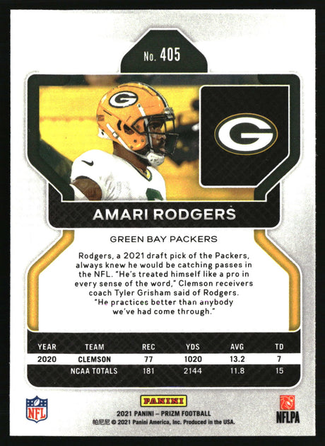 Amari Rodgers 2021 Panini Prizm #405