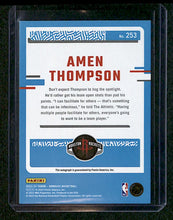 Load image into Gallery viewer, Amen Thompson 2023 Donruss #253 Rated Rookies Signatures Yellow Laser Holo /15
