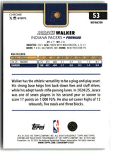 Jarace Walker 2025-26 Topps Chrome Refractor #53