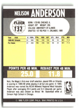 Nick Anderson 1990-91 Fleer #132