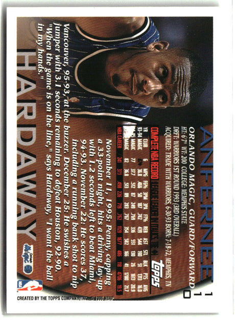 Anfernee Hardaway 1996-97 Topps #110