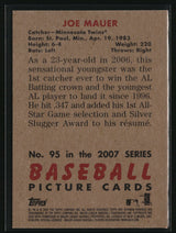 Joe Mauer 2007 Bowman Heritage #95