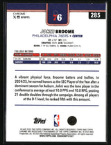 Johni Broome 2025-26 Topps Chrome Red White and Blue Refractor #285