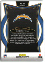 Kimani Vidal 2024 Panini Select #15