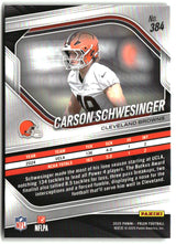 Carson Schwesinger 2025 Panini Prizm #384