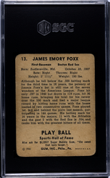 Jimmie Foxx 1941 Playball #13 SGC 1