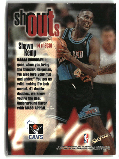 Shawn Kemp 1998-99 Hoops Shout Outs #14 SO