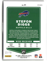 Stefon Diggs 2021 Donruss Optic Pink Velocity #51 #/79