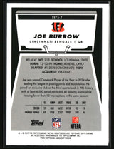 Joe Burrow 2025 Topps Chrome 1975 Topps #1975-7