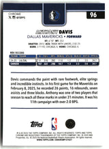 Anthony Davis 2025-26 Topps Chrome #96