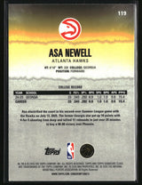 Asa Newell 2025-26 Topps Signature Class Chrome #119