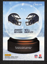 Johnny Wilson / Will Shipley 2024 Donruss Rookie Holiday Sweater Duals #RHD-PHI