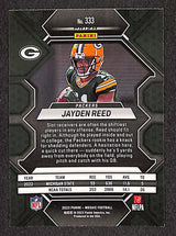 Jayden Reed 2023 Panini Mosaic Genesis Mosaic #333