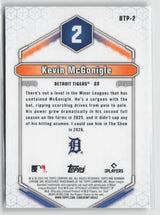 Kevin McGonigle 2026 Bowman Bowman Scouts' Top 100 #BTP-2
