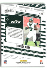 Braelon Allen 2024 Panini Absolute Retail #190