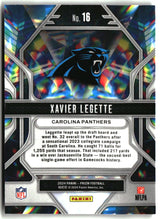 Xavier Legette 2024 Panini Prizm Prizmatic #16