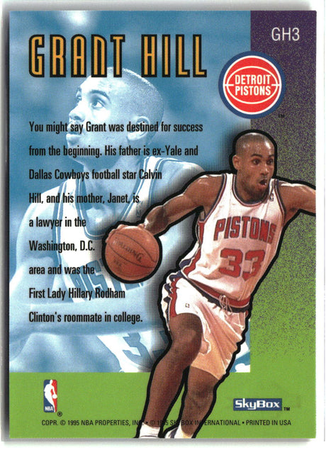 Grant Hill 1994-95 SkyBox Premium Grant Hill #GH3