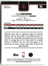 Cam Whitmore 2025-26 Topps Chrome Prism Refractor #86