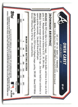 Owen Carey 2026 Bowman Prospects #BP-69