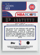 Jaden Ivey 2025-26 Hoops Rainbow #187