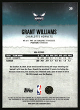 Grant Williams 2025-26 Topps Signature Class #39
