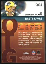 Brett Favre 2002 Topps Chrome Own the Game #OG4