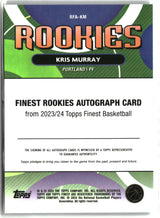 Kris Murray 2023-24 Finest Rookie Finest Autographs #RFA-KM