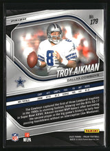 Troy Aikman 2025 Panini Prizm Black and Red Checker #179