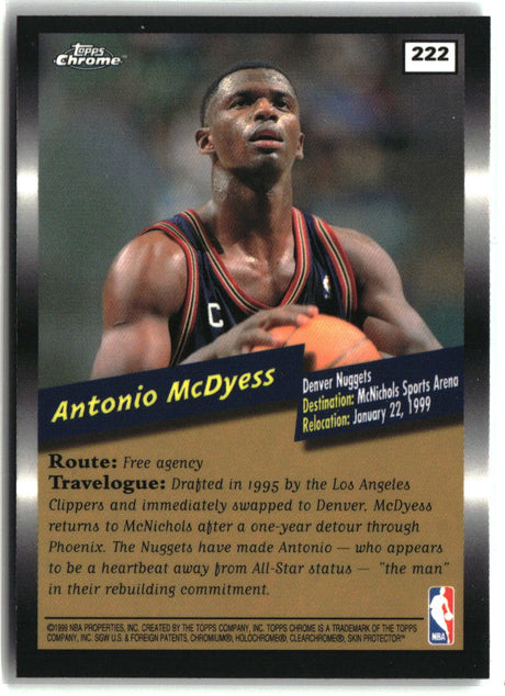 Antonio McDyess 1998-99 Topps Chrome #222