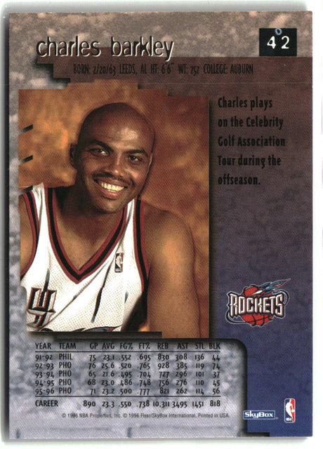 Charles Barkley 1996-97 SkyBox Premium #42