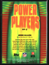 Josh Allen 2025 Topps Chrome Power Players #PP-2