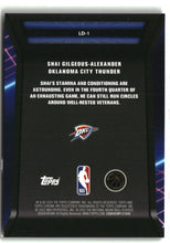 Load image into Gallery viewer, Shai Gilgeous-Alexander 2025-26 Topps Chrome Loading Refractors Green /99 #LD-1
