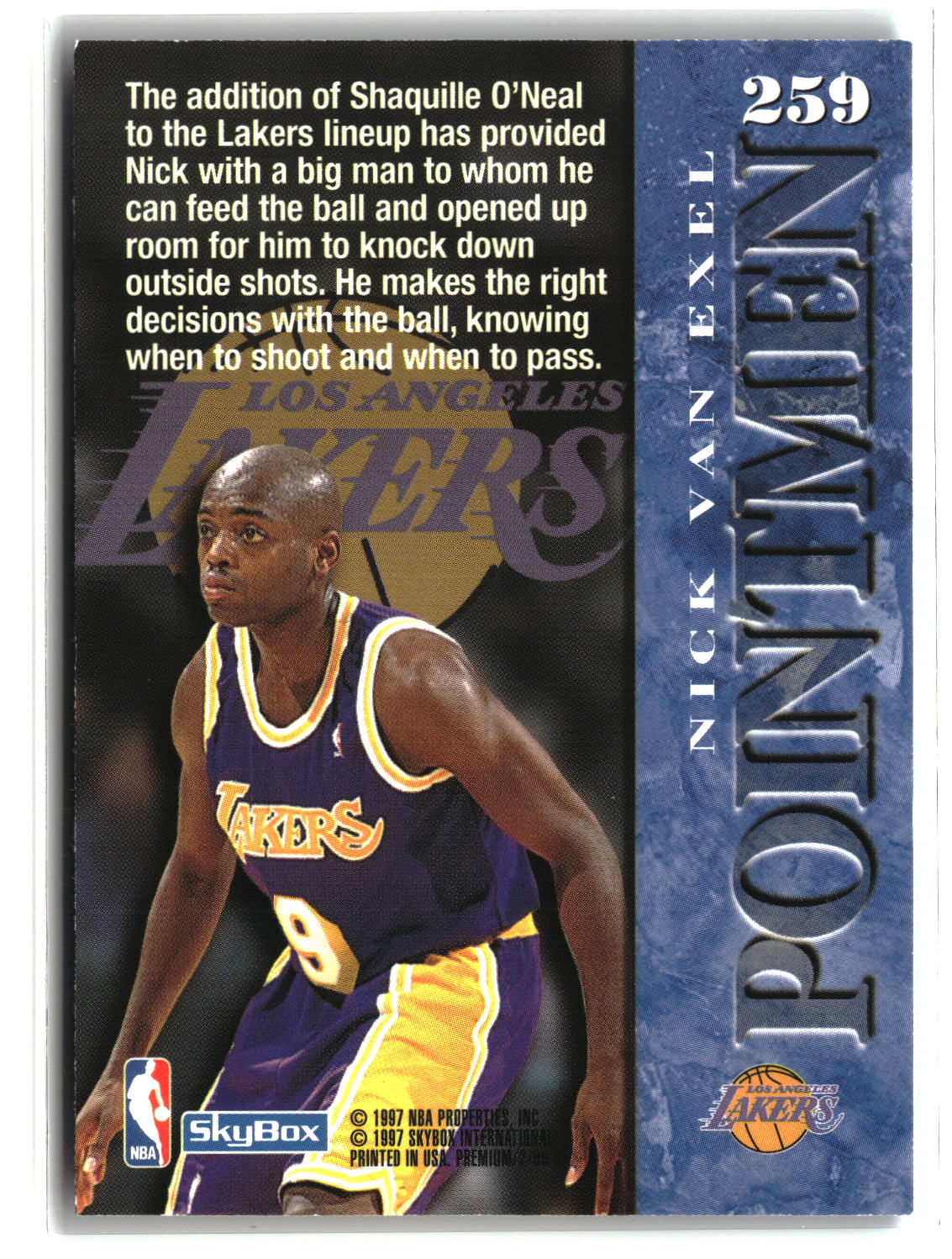 Nick Van Exel 1996-97 SkyBox Premium #259