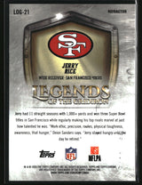 Jerry Rice 2025 Topps Chrome Legends of the Gridiron Refractor #LOG-21