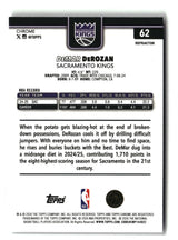 DeMar DeRozan 2025-26 Topps Chrome Update Refractor #62