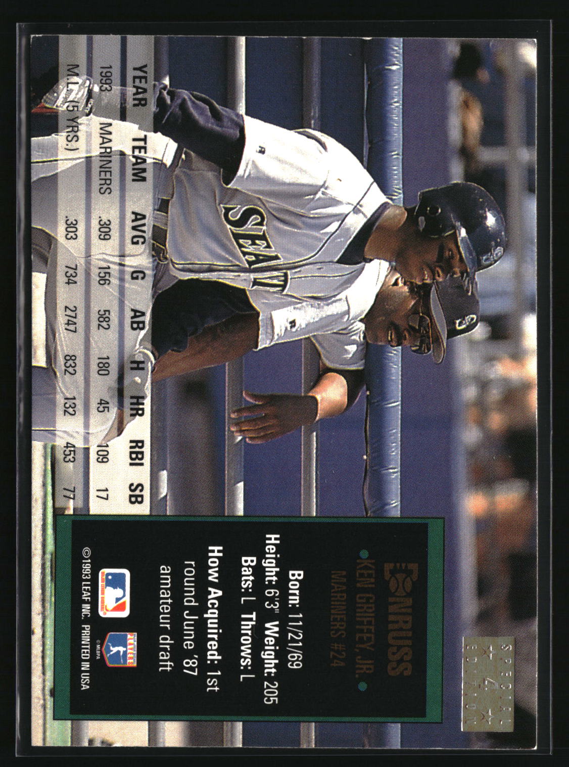 Ken Griffey, Jr. 1994 Donruss Special Edition #4