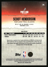 Scoot Henderson 2025-26 Topps Signature Class #75