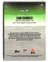 Sam Darnold 2025 Topps Signature Class Chrome Lime Green Refractor #47 #/175