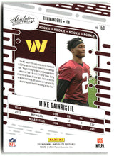 Mike Sainristil 2024 Panini Absolute Retail #150