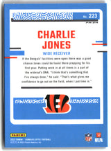 Charlie Jones 2023 Donruss Optic Blue Hyper #223