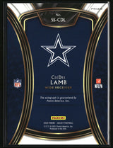 CeeDee Lamb 2020 Panini Select Select Signatures #SS-CDL