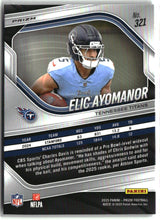 Elic Ayomanor 2025 Panini Prizm Lazer #321