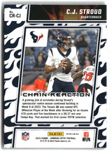 C.J. Stroud 2023 Donruss Optic Chain Reaction #CR-CJ