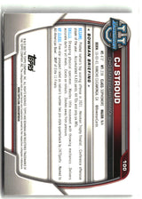 C.J. Stroud 2022 Bowman University Chrome #100