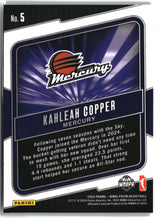 Kahleah Copper 2024 Panini Prizm WNBA Fearless #5