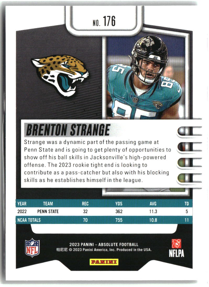 Brenton Strange 2023 Panini Absolute Retail #176