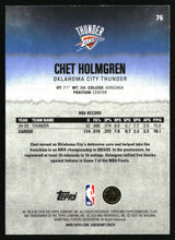 Chet Holmgren 2025-26 Topps Signature Class #76